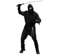 W WIDMANN MILANO Party Fashion - Costume ninja, samurai, guerriero, guerriero ombra, combattente, costumi di carnevale, carnevale