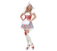 W WIDMANN MILANO Party Fashion - Costume da olandese, abito con sottogonna, grembiule, copricapo, contadina, festa popolare