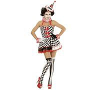 W WIDMANN MILANO Party Fashion - Costume da Pierrot Girl, Clown, Mimo, Carnevale