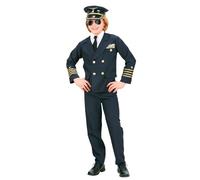 W WIDMANN MILANO Party Fashion - costume da pilota, uniforme, capitano, professione, costume in maschera per bambini