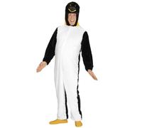 W WIDMANN MILANO Party Fashion - Costume da pinguino, tuta con cappuccio, costume da animale, carnevale