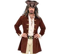 WIDMANN MILANO PARTY FASHION - Costume pirata, cappotto scamosciato, bucaniere, costumi in maschera