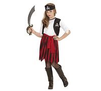 W WIDMANN MILANO Party Fashion Costume da Pirata per Bambini, Vestito, Capitano, Corsaro