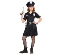 Widmann - Costume da Poliziotta Bambina, Uniforme di Polizia, Tg. (140 cm - 8/10