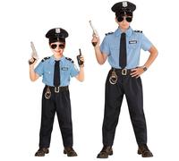 W WIDMANN MILANO Party Fashion - costume da poliziotto, agente, ufficiale di polizia, commissario, uniforme, costumi in maschera per bambini