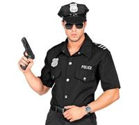 WIDMANN Milano Party Fashion - Camicia Costume Agente di Polizia, Uniforme, Polizia, Agente di Polizia, Costumi in Maschera