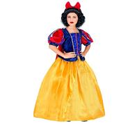 W WIDMANN MILANO Party Fashion - Costume da principessa delle fiabe per bambini, abito con crinolina, mantello, cerchietto, regina