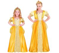 W WIDMANN MILANO Party Fashion - Costume da principessa per bambini, abito e diadema, regina, fiaba, costume in maschera