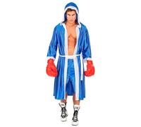 W WIDMANN MILANO Party Fashion - Costume da pugile, mantello con cappuccio e cintura, pantaloncini, atleta, carnevale