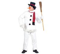 W WIDMANN MILANO Party Fashion - Costume da pupazzo di neve, Natale, costume di Natale, carnevale