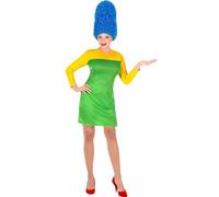 W WIDMANN MILANO Party Fashion - Costume da ragazza dei fumetti | Set da 2 pezzi con abito e parrucca, costume per Carnevale, feste a tema, cosplay