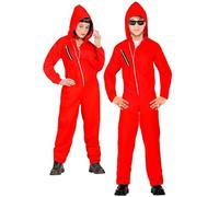 W WIDMANN MILANO Party Fashion - costume da rapinatore per bambino, tuta con cappuccio, ladro, criminale, prenditore