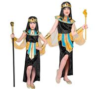 W WIDMANN MILANO Party Fashion - Costume da regina egiziana per bambini, abito, Cleopatra, faraone, Anubi, sovrano, dea