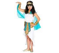 W WIDMANN MILANO Party Fashion - costume da regina egiziana per bambini, abito, Cleopatra, faraone, Anubi, sovrano, dea