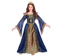 W WIDMANN MILANO Party Fashion - Costume da regina medievale per bambini, abito, principessa, costumi in maschera