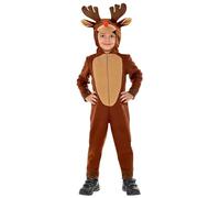 W WIDMANN MILANO Party Fashion - costume da renna per bambino, tuta, costume da animale, cervo, costumi in maschera