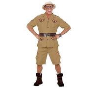 WIDMANN MILANO PARTY FASHION - Costume da Safari, camicia, pantaloncini, cintura, giungla, costumi in maschera