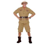 WIDMANN MILANO PARTY FASHION - Costume da Safari, camicia, pantaloncini, cintura, giungla, costumi in maschera