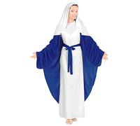 W WIDMANN MILANO Party Fashion - Costume da Santa Maria | Abito con mantello, cintura e copricapo per la recita del presepe, Natale, Carnevale