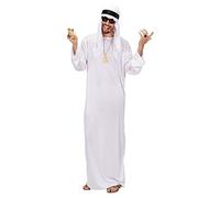 Widmann Milano Party Fashion Costume da Sceicco Arabo Tunica Orientale Sultano