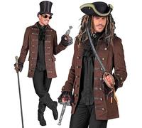 W WIDMANN MILANO Party Fashion - Cappotto storico per diversi personaggi, pirati, steampunk, costumi di carnevale