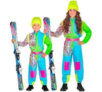 W WIDMANN MILANO Party Fashion - Costume da sci per bambini, tuta con cintura, per maschietti e femminucce, carnevale
