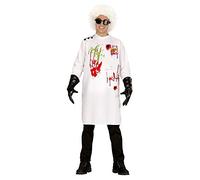 WIDMANN MILANO PARTY FASHION - Costume da scienziato pazzo, camice, guanti, scienziato pazzo, psicopatico, carnevale