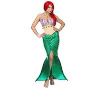 W WIDMANN MILANO Party Fashion - Costume da sirena, abito, mondo sottomarino, costumi in maschera