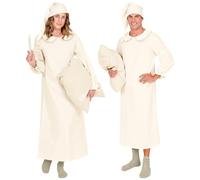 W WIDMANN MILANO Party Fashion - Costume da sonnambulo | Set da 2 pezzi con camicia da notte e berretto da notte, per Carnevale e feste a tema in pigiama