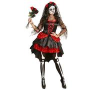 W WIDMANN MILANO Party Fashion - costume sposa, Dia De Los Muertos, abito, Giorno dei Morti, Halloween