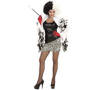 Widmann Costume Crudelia De Mon vestito Carnevale La Carica dei 101 donna party
