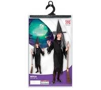 Costume Strega 140Cm 8/10 Vestito, Cintura, Cappe