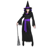W WIDMANN MILANO Party Fashion - Costume da strega per donna, maga, abito e cappello da strega, per Halloween, feste a tema fiabe