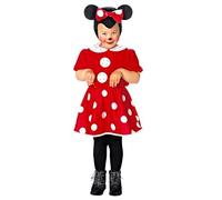 COSTUME VESTITO TOPOLINA MINNIE BAMBINA 2/3 ANNI