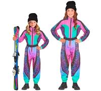 W WIDMANN MILANO Party Fashion - Costume da sci per bambini, tuta con cintura, per maschietti e femminucce, carnevale