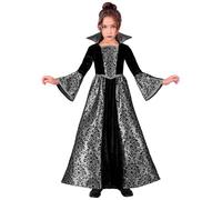 W WIDMANN MILANO Party Fashion - Costume da vampiro per bambini, abito lungo fino a terra, succhiasangue, travestimento gotico per Halloween