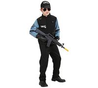 Video Delta - Costume da Poliziotto 'Swat Squadra Speciale', Taglia 11/13 Anni