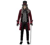 W WIDMANN MILANO Party Fashion - Costume da vampiro vittoriano, succhiasangue, gotico, Halloween, carnevale