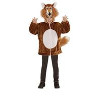 W WIDMANN MILANO Party Fashion, Costume da Volpe in Peluche, Morbido comfort, design realistico, facile da indossare, versatile per tutte le occasioni, sicurezza e qualità garantite