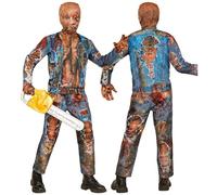 W WIDMANN MILANO Party Fashion - Costume da zombie per bambini, set con maschera, outfit completo per Halloween e Carnevale
