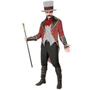 W WIDMANN MILANO Party Fashion - Costume di direttore del circo malvagio, Dompteur, Showman, travestimento di Halloween