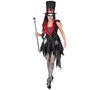 W WIDMANN MILANO Party Fashion - Costume Dia de los Muertos, abito con cappello, Giorno dei Morti, travestimento Halloween
