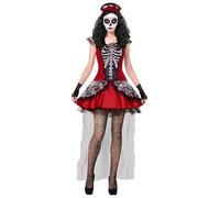 W WIDMANN MILANO Party Fashion - Costume Dia de los Muertos, abito, Giorno dei Morti, Halloween