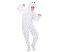 Costume Orso polare animali Tg.M/L carnevale uomo donna 9956B