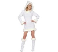 W WIDMANN MILANO Party Fashion - Costume donna eschimese, vestito, inuit, igloo, era glaciale, costumi in maschera