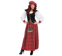 WIDMANN MILANO PARTY FASHION - Costume Donna scozzese, vestito e cappello, Scozia, costumi in maschera