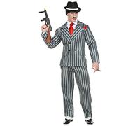 WIDMANN MILANO PARTY FASHION - Costume da gangster, giacca, pantaloni, completo, anni '20 e '30, boss mafioso