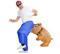 W WIDMANN MILANO Party Fashion - Costume gonfiabile da cane mordace, con soffiatore integrato, carnevale, festa a tema