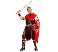 W WIDMANN MILANO Party Fashion, Costume 'Hercules', tunica con armatura, cintura regolabile, taglia S, comfort ottimale, versatile per Halloween e teatri, dettagli curati