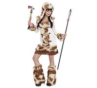 W WIDMANN MILANO Party Fashion - Costume indiana Weeko, abito, cappuccio, ghette, eschimese, inuit, carnevale